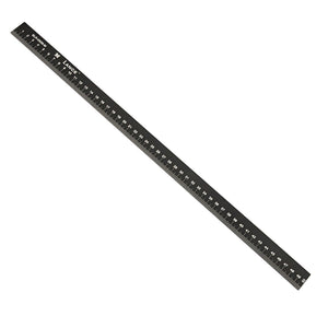 Black Metric Left-to-Right Bottom Edge Rule