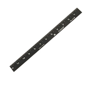 Black Anodized Right-to-Left Top Edge Rule