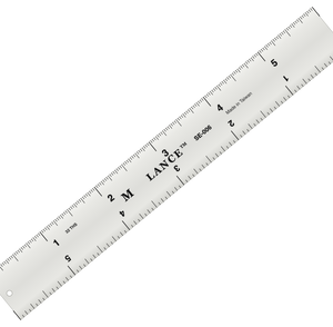 Aluminum Straight Edge Ruler — Inch
