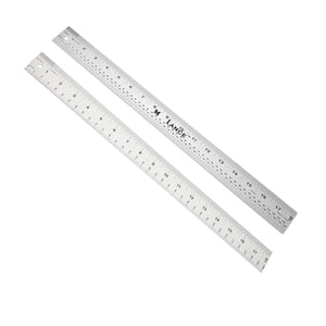 18-inch Stainless Steel Agate/Pica Ruler — Two Sides