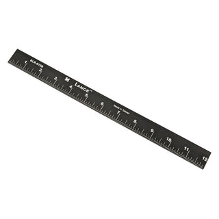Black Anodized Left/Right Bottom Edge Rule