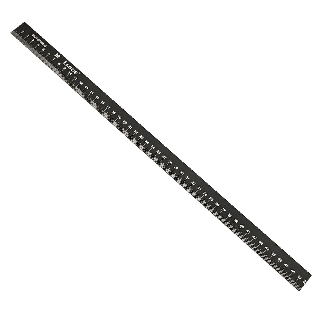 Black Metric Left-to-Right Bottom Edge Rule