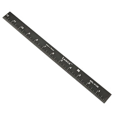 Black Anodized Right-to-Left Bottom Edge Rule — product-family photo