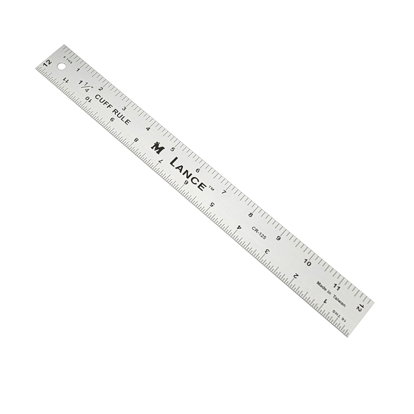 Lance Aluminum Cuff Ruler for marking trouser hems
