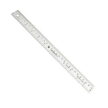 Lance E-Metric Straight Edge Ruler with inch and centimeter scales