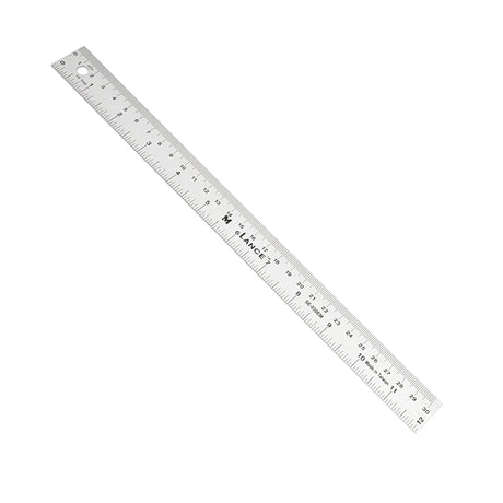 English/Metric Aluminum Straight Edge Ruler
