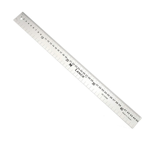 Lance Metric Straight Edge Ruler with centimeter calibration