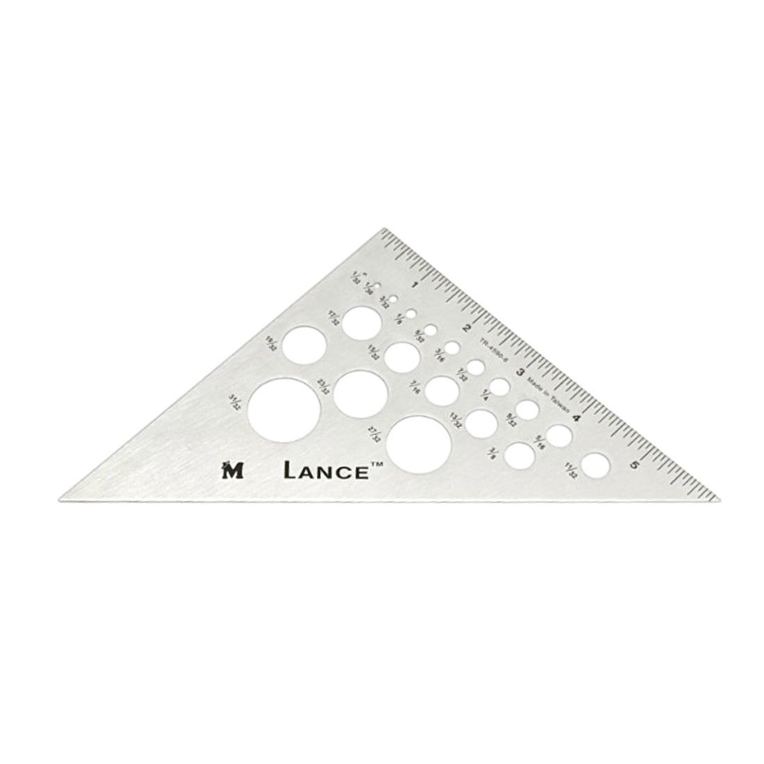 45°/45°/90° Template Triangle Ruler