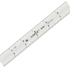 Aluminum Straight Edge Ruler — Inch