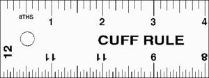 Lance Aluminum Cuff Rule
