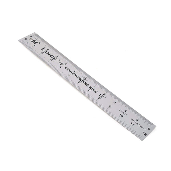 LANCE 12" X 1.75" CENTER FINDING RULE - Lance Rulers - Precision Measuring Tools