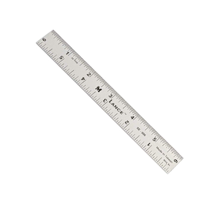 LANCE 12" X 1" STRAIGHT EDGE ALUMINUM RULE - Lance Rulers - Precision Measuring Tools