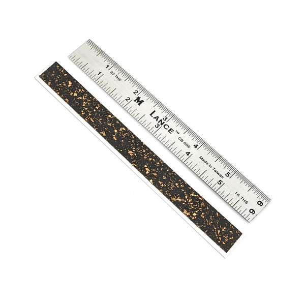 LANCE 15" X 1.5" STRAIGHT EDGE WITH CORK BACKING - Lance Rulers - Precision Measuring Tools