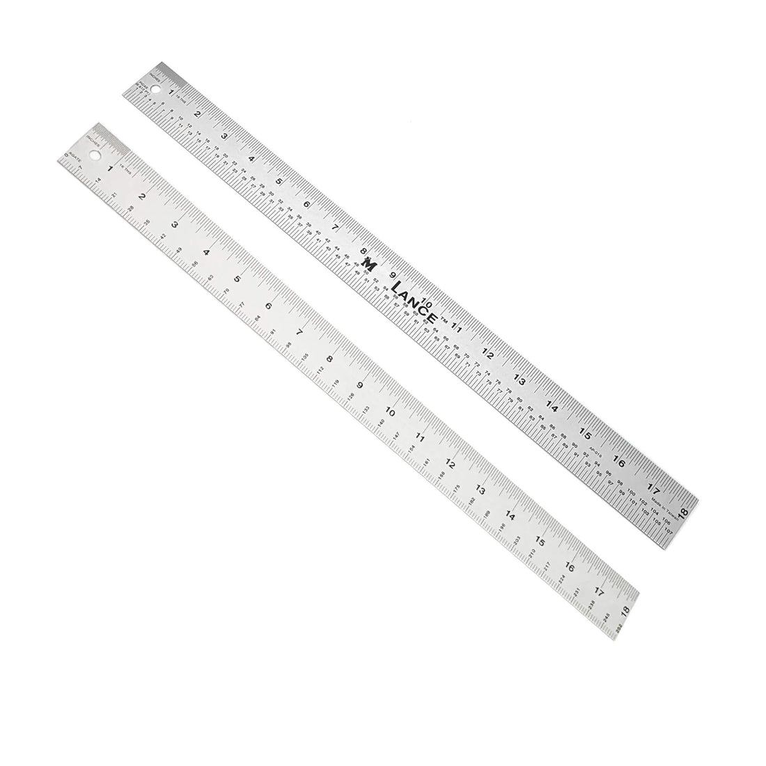 LANCE 18" AGATE/PICA STAINLESS STEEL RULE (2 SIDES)