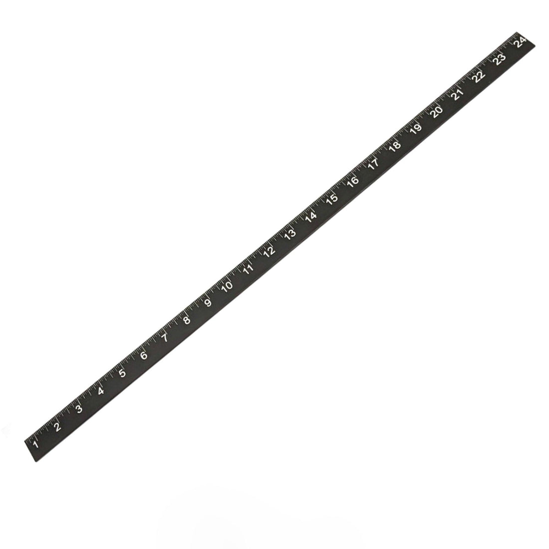 Lance 1" × 23 7/16" Black Engraved Ruler — 1/16"