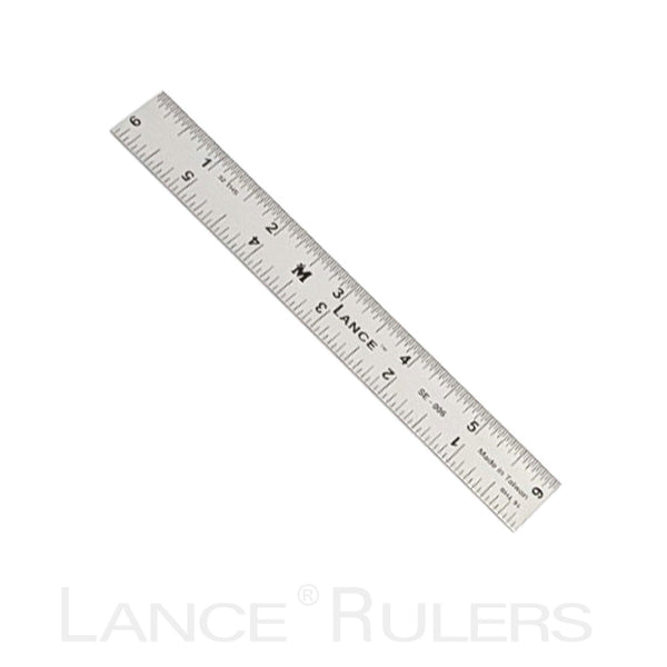 LANCE 18" X 1.25" ALUMINUM RULE - Lance Rulers - Precision Measuring Tools