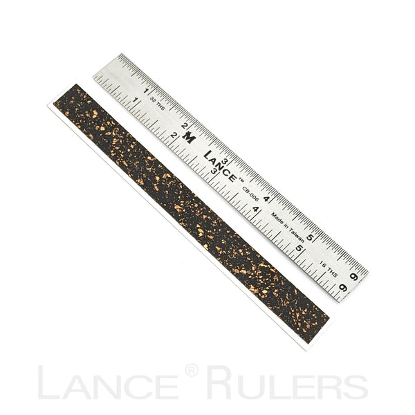 LANCE 18" X 1.5" STRAIGHT WITH SLIP RESISTANT BACKING - Lance Rulers - Precision Measuring Tools