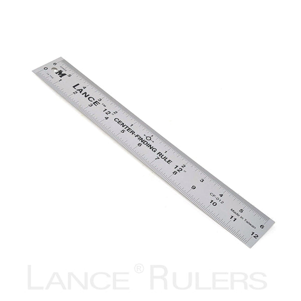 LANCE 18" X 1.75" CENTER FINDING RULE - Lance Rulers - Precision Measuring Tools