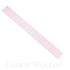 LANCE 2" X 18" GRAPHIC RULER RED — product-family photo