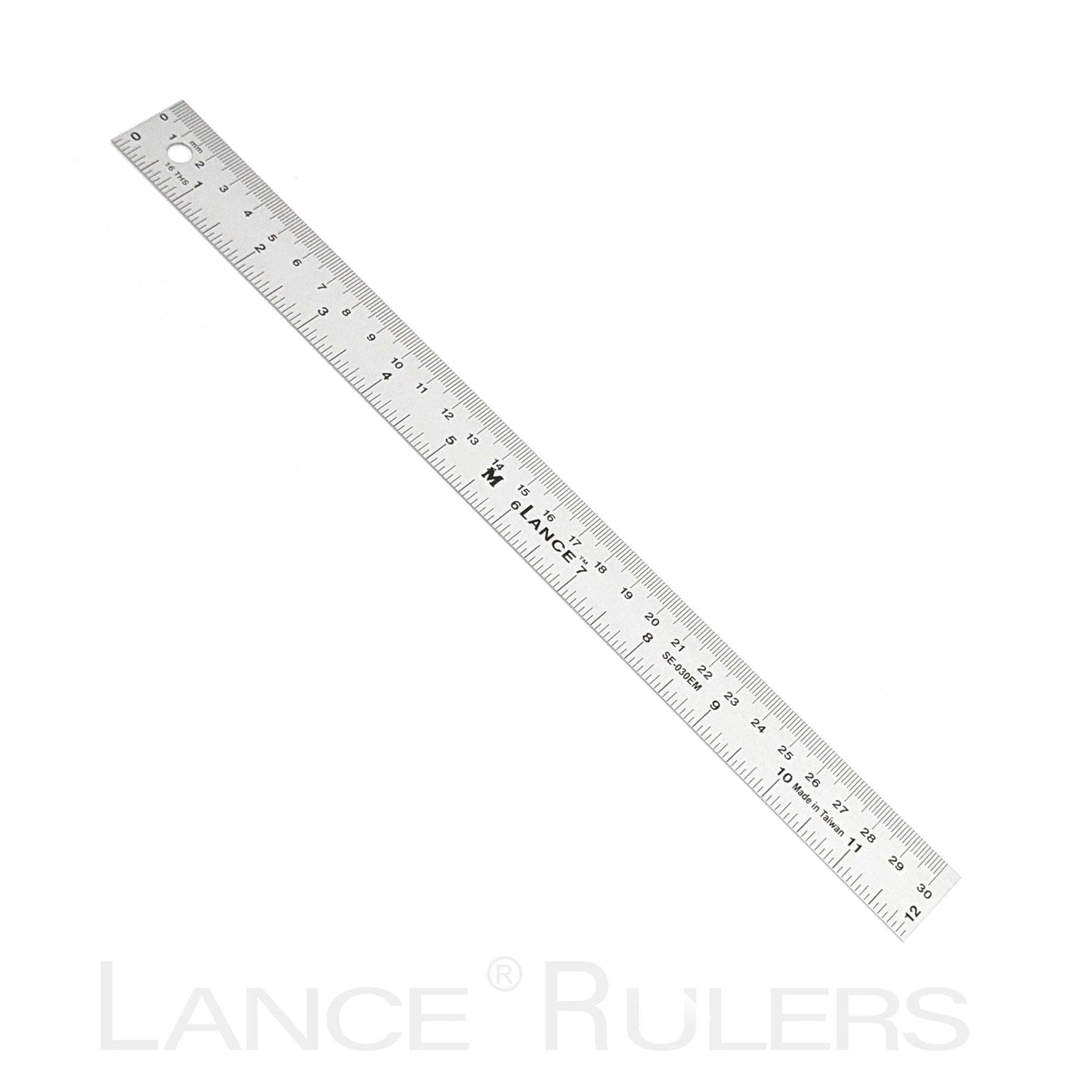 LANCE 200CM X 3.81CM STRAIGHT EDGE (METRIC/ENGLISH) RULE – Lance Rulers ...