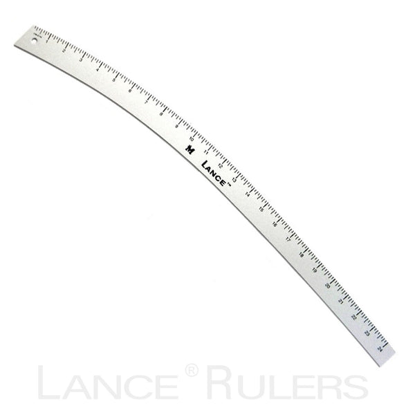 LANCE 24" ALUMINUM HIP CURVE RULER - Lance Rulers - Precision Measuring Tools