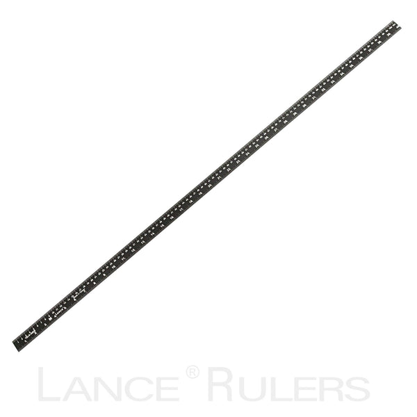 LANCE 60" TOP/BOTTOM LEFT/RIGHT ENGLISH/METRIC RULE - Lance Rulers - Precision Measuring Tools