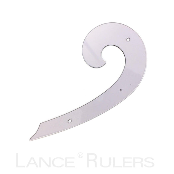 LANCE 9" PLASTIC FRENCH CURVE RULE - Lance Rulers - Precision Measuring Tools