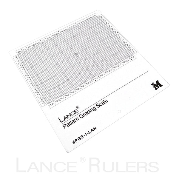 LANCE PLASTIC PATTERN GRADING SCALE - Lance Rulers - Precision Measuring Tools
